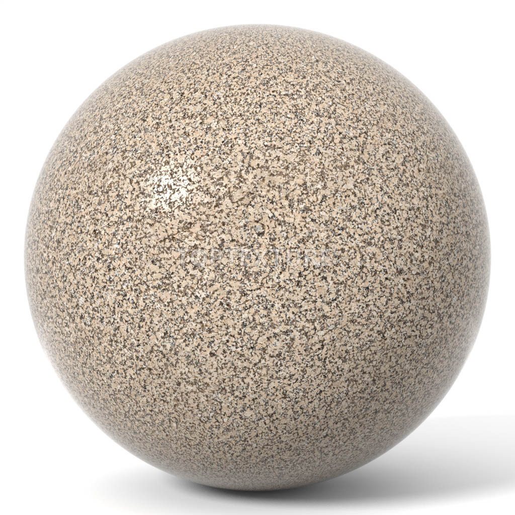 yellow granite ball 40 cm